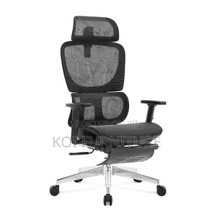 Chair Black Ergonomic Mesh Office Chairs With Headrests Footrests