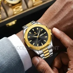 Chronograph Men's Waterproof Gift Watch, Luminous, Stainless Steel,Box