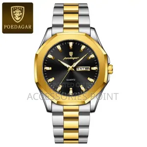 Chronograph Men's Waterproof Gift Watch, Luminous, Stainless Steel,Box