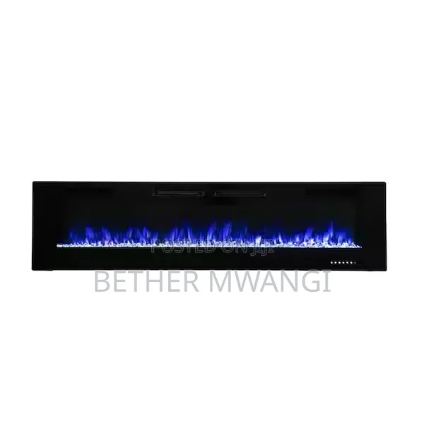 Led 50-Inch Modern Electric Fireplace Heater With Remote Control