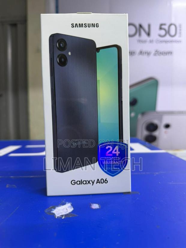 New Samsung Galaxy A06 64 GB Black - thumbnail 2
