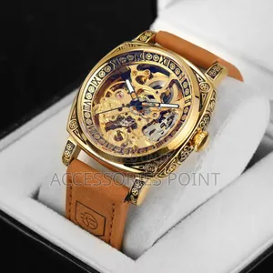 Automatic Mechanical Self Wind Skeleton, Waterproof Watch