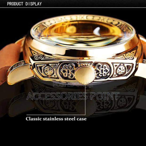 Automatic Mechanical Self Wind Skeleton, Waterproof Watch - thumbnail 5