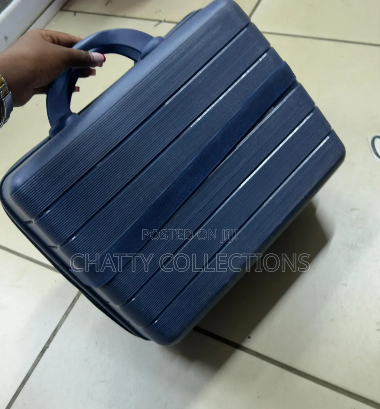 Nave Blue Make Up Bag /Carry on Rubber Bag