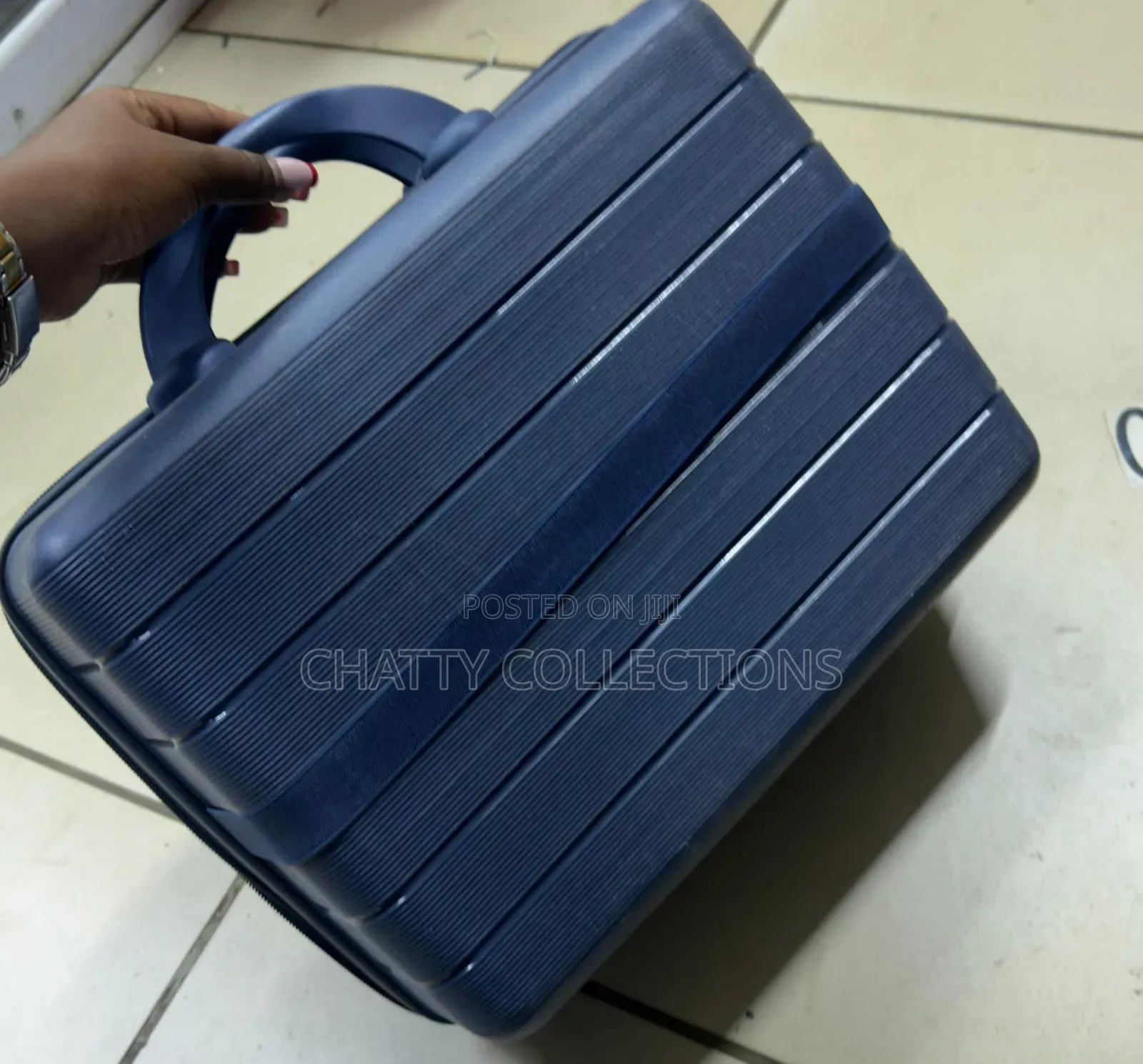 Nave Blue Make Up Bag /Carry on Rubber Bag