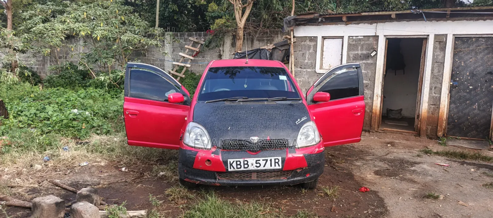 Toyota Vitz 2003 Red