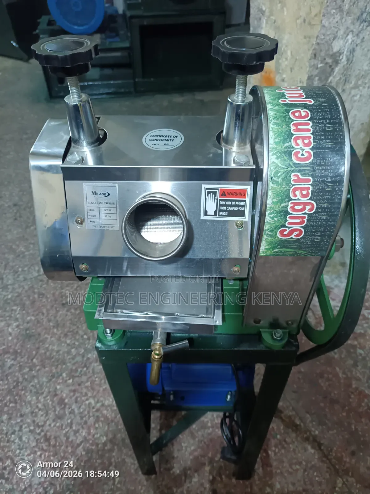 Modtec: Sugarcane Juicer