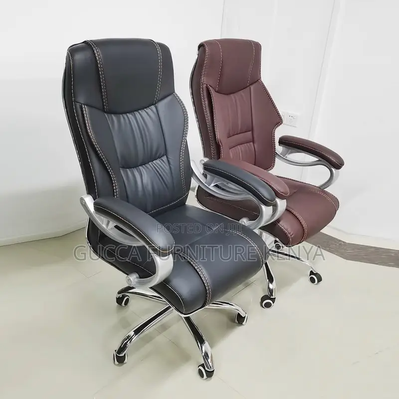Leather Adjustable Executive Study Arm Chair