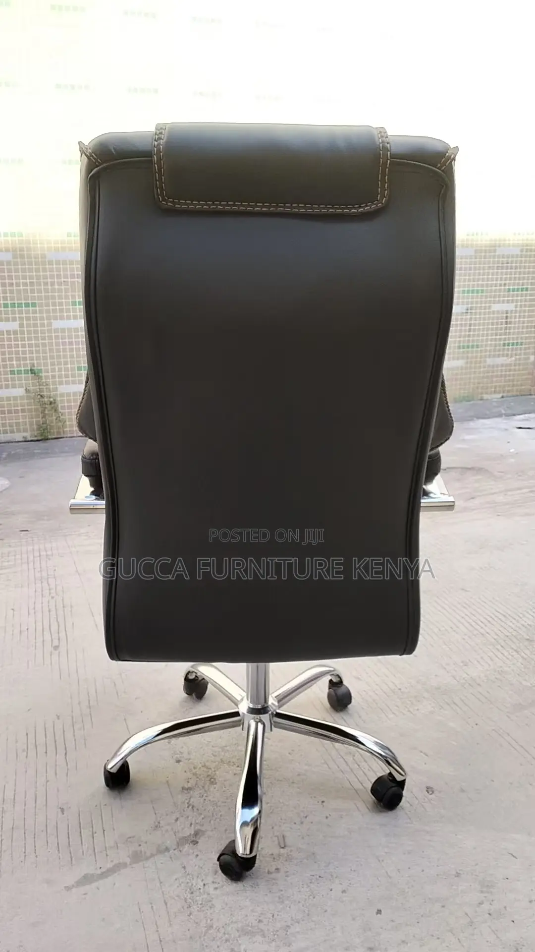 Leather Adjustable Executive Study Arm Chair
