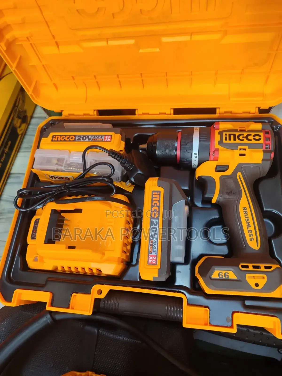 Ingco Brushless 20v 2ah Drill