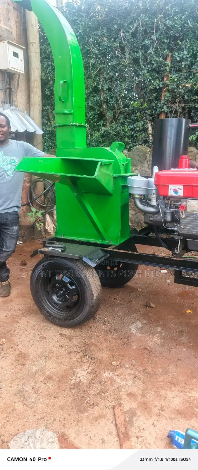 Lorry Loading Silage Chopper