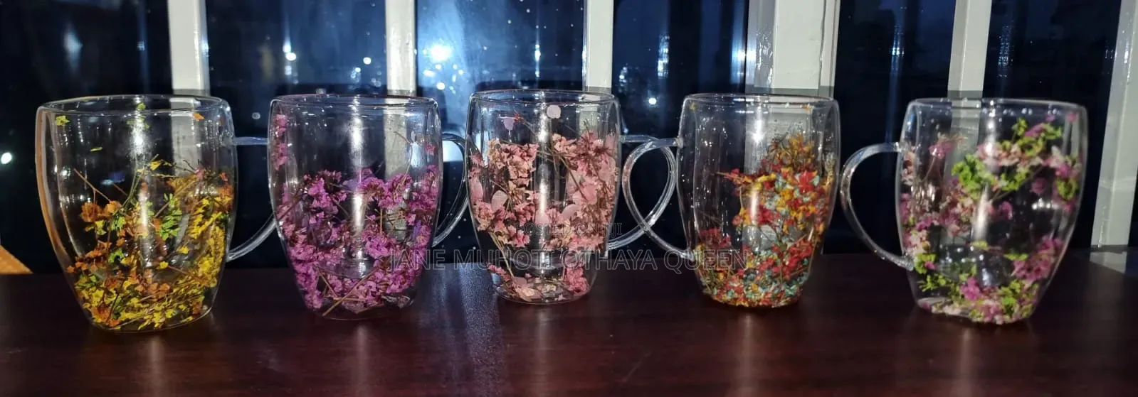 Clear or Real Flowers