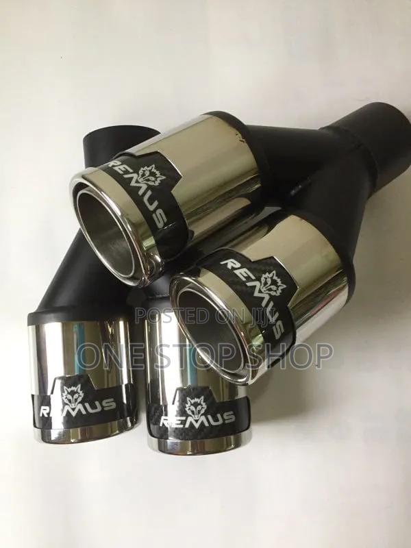 Aggressive Sporty Look Rear Remus Double Exhaust Tip Improve Rear Look