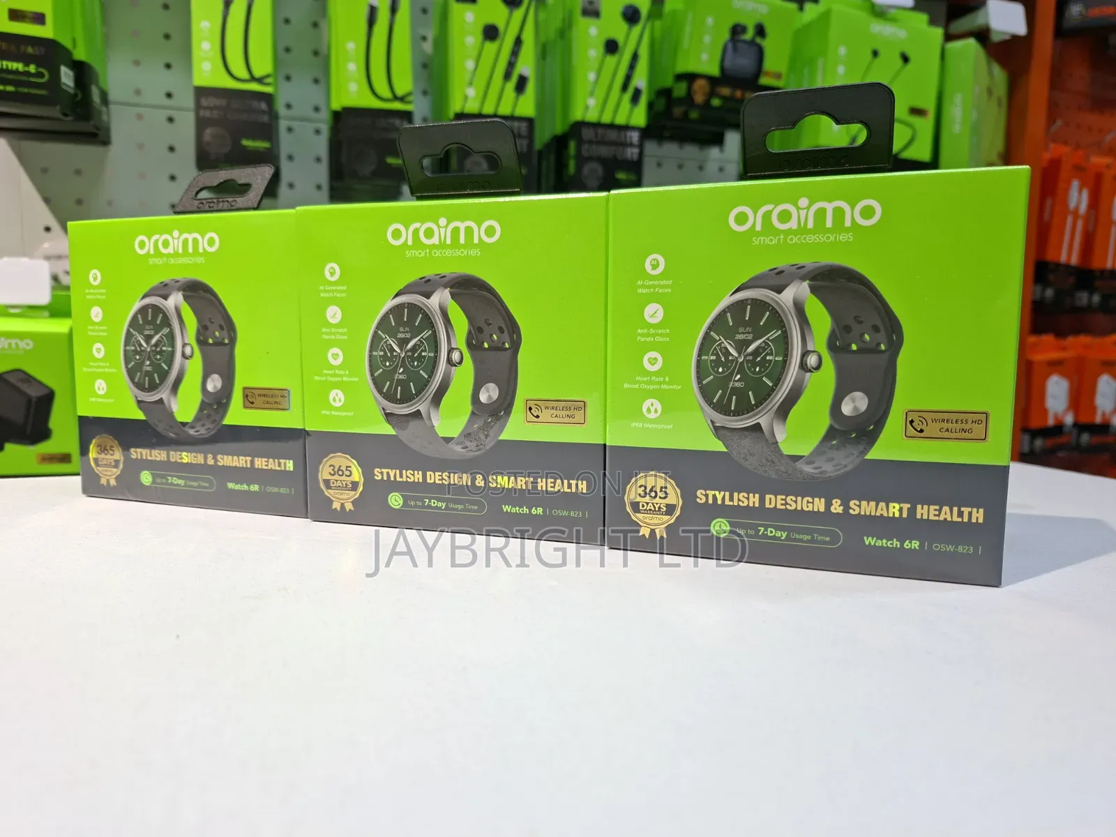 Oraimo Watch 6r 1.39'' Anti-Scratch Ip68 Smart Watch
