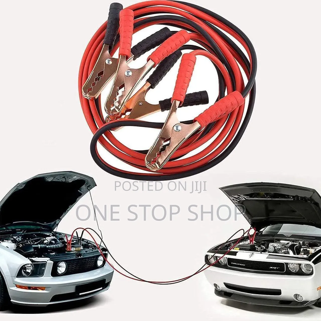 1000amp Jumper Cables With Clamps Strong Spring for Secure Grip Shell