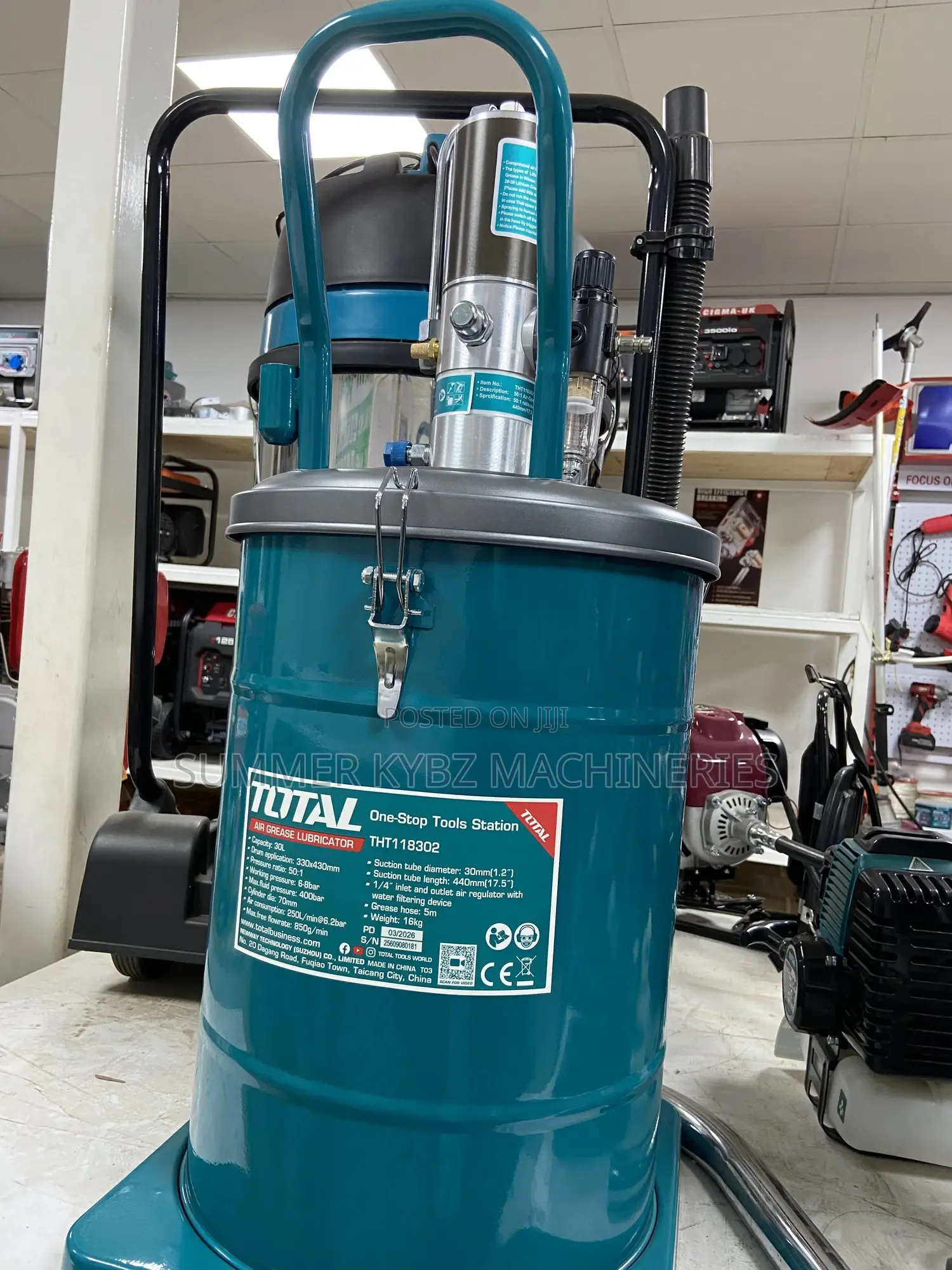 Total 30l Air Grease Lubricator