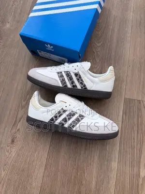 Adidas Samba Leopard Cream White