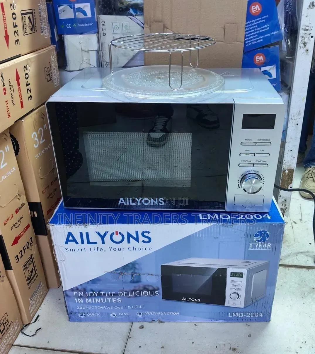 Ailyons 20litres Microwave Oven With Grill