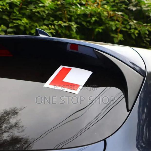 Bfront Rear Windscreen Display Mount 2pcs Learner "L" Stickers