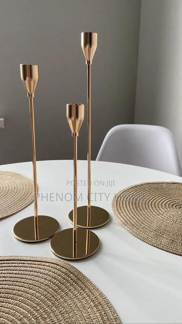 Golf Decor 3pc Candles Holders - thumbnail 2