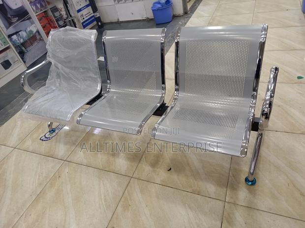 Non Padded 3 Seater Waiting Bench - thumbnail 2
