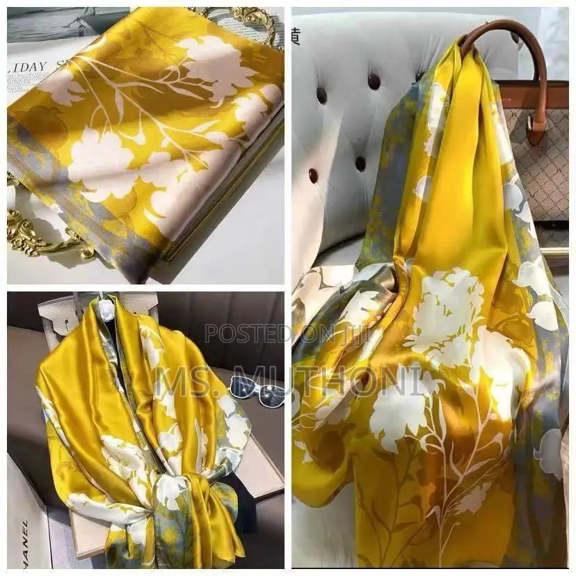 New Style Floral Printed Light Weight Scarfs/ Shawls