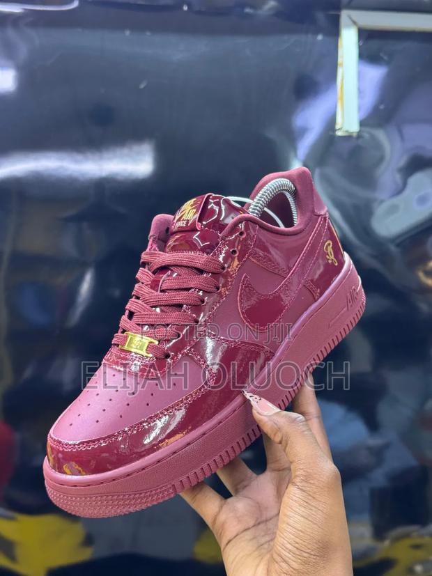 Syna Central Cee  Nike Airforce 1 
“ Dark Beetroot ”Sizes: 38-45