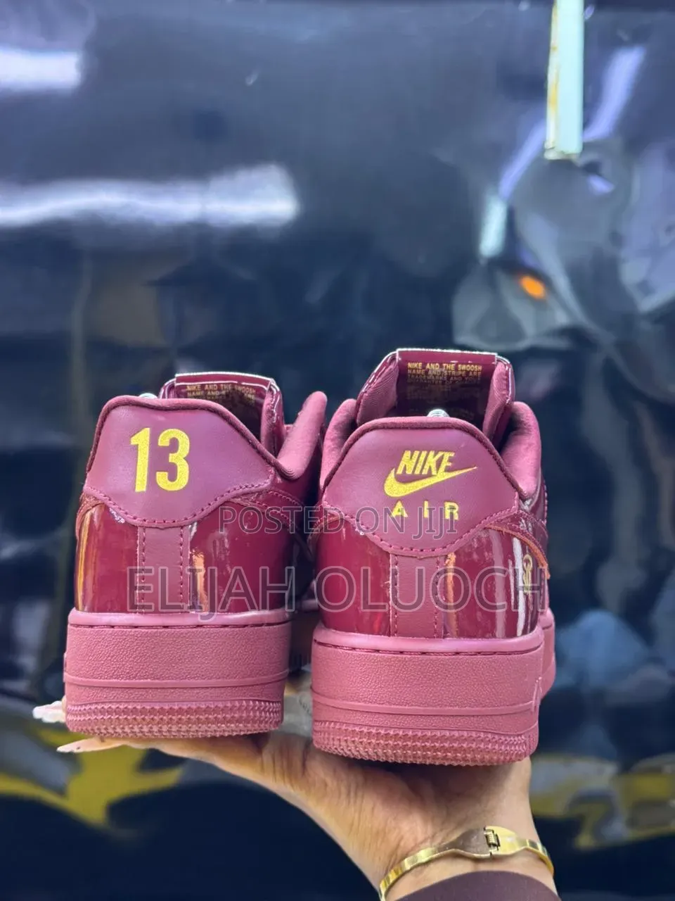 Syna Central Cee  Nike Airforce 1 
“ Dark Beetroot ”Sizes: 38-45
