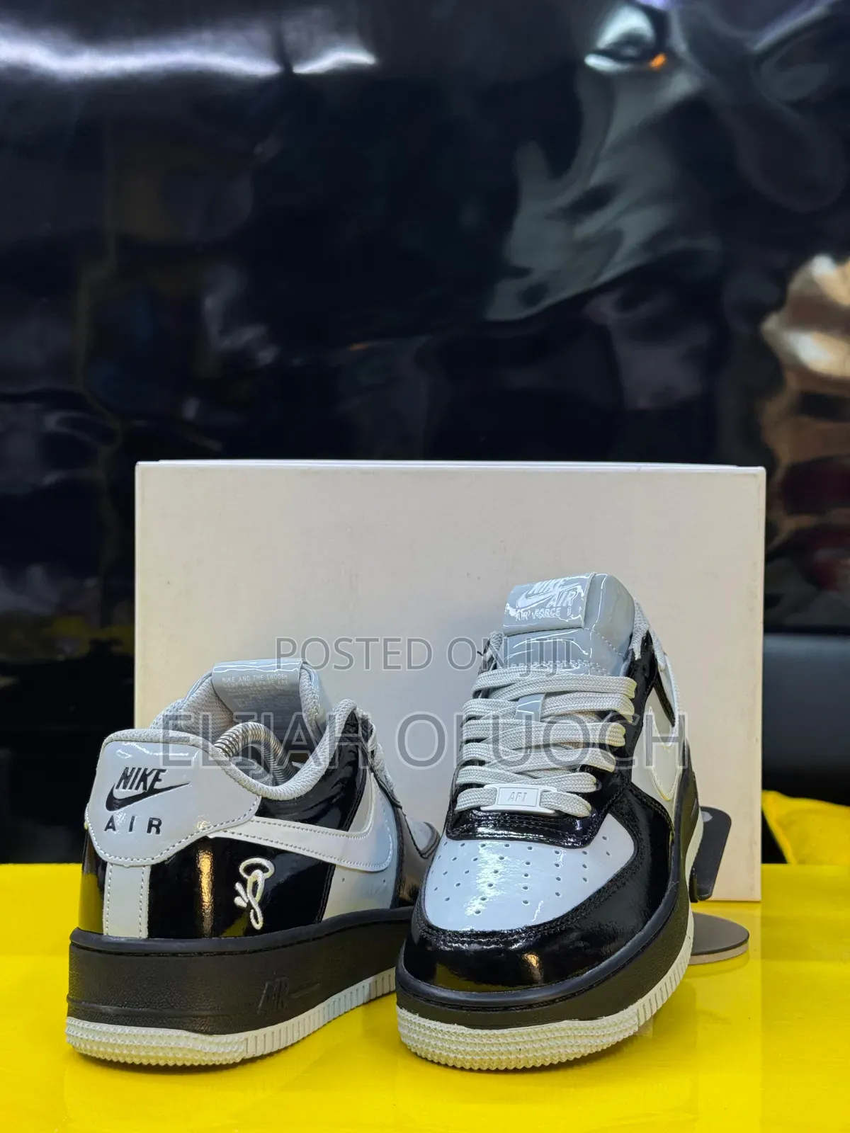 Syna Central Cee  Nike Airforce 1 
“ Smoke Grey ”
 Sizes: 38-45