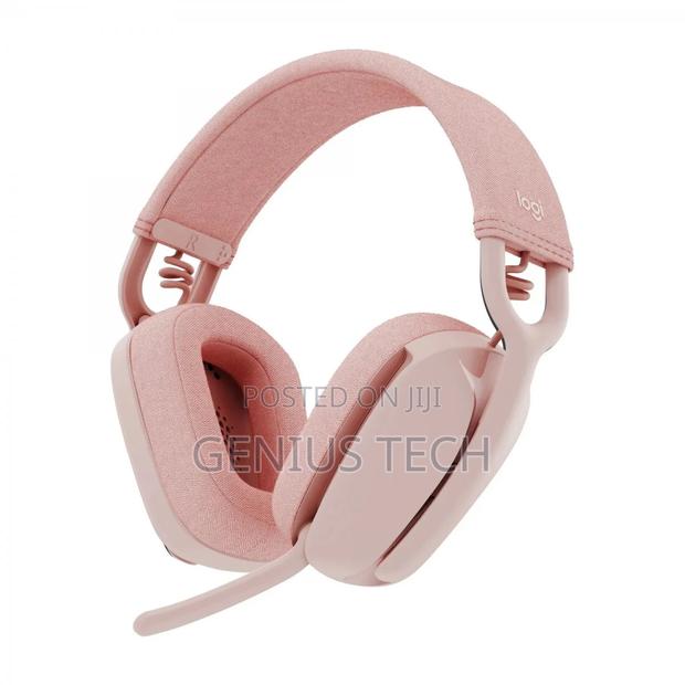 Logitech Zone Vibe 100 Bluetooth Over‐The‐Ear Headphones - Rose