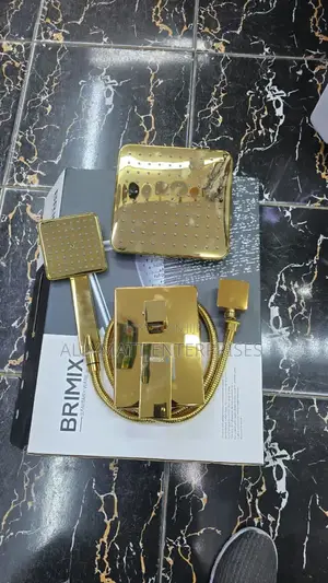 5way Gold Concealed Shower Mixer