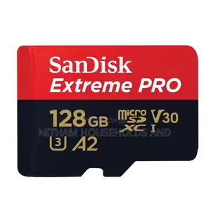 Sandisk 128gb Extreme Pro Microsdi Microsd Memory Card With Adapter