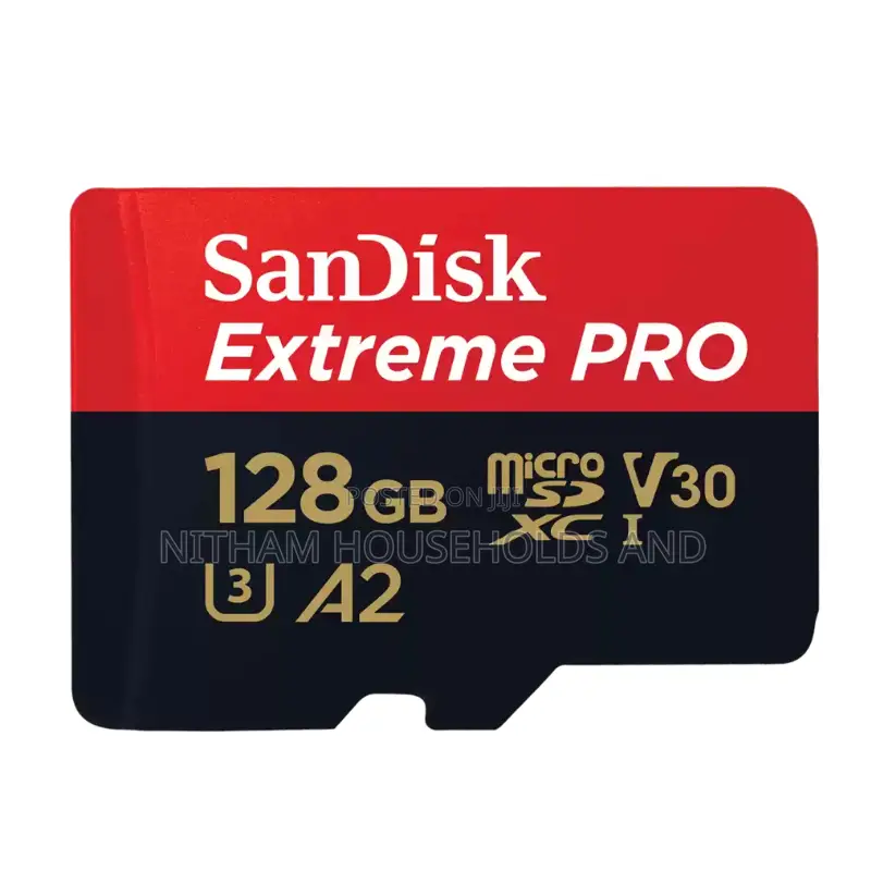 Sandisk 128gb Extreme Pro Microsdi Microsd Memory Card With Adapter