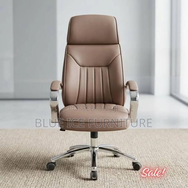 Executive Chair With High-Back Leather