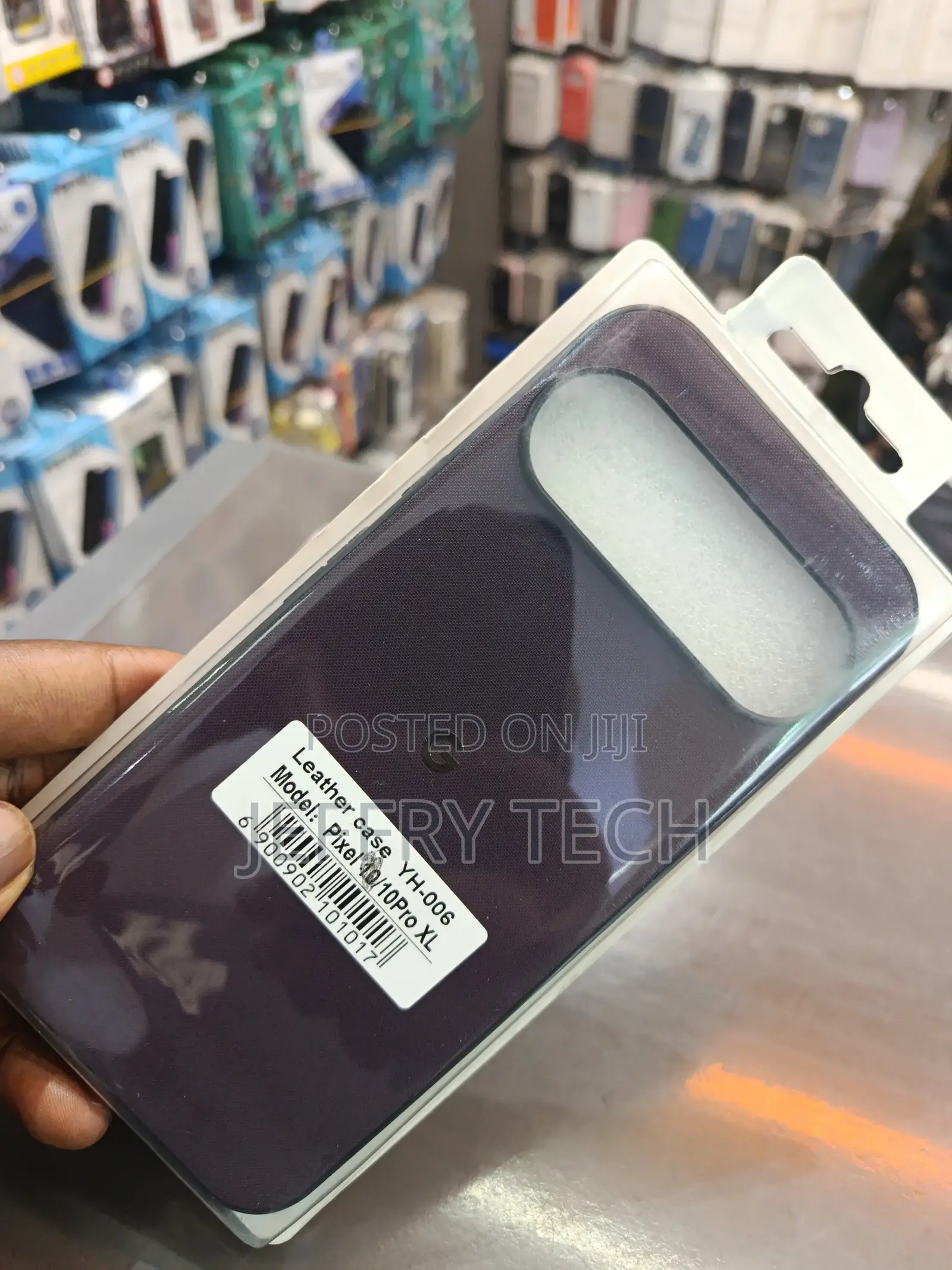 Dark Purple Leather Case for Google Pixel 10 and Pixel 10 Pro Xl