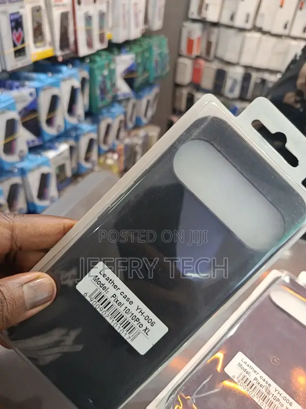 Black Leather Finish Case for Google Pixel 10 / 10 Pro Xl"