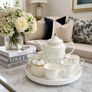 11pc Ivory Grace Collection Tea Set