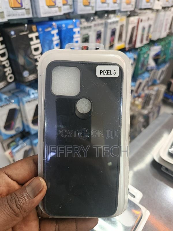 Google Pixel 5 Back Case Premium Silicon Leather Soft Touch - main view