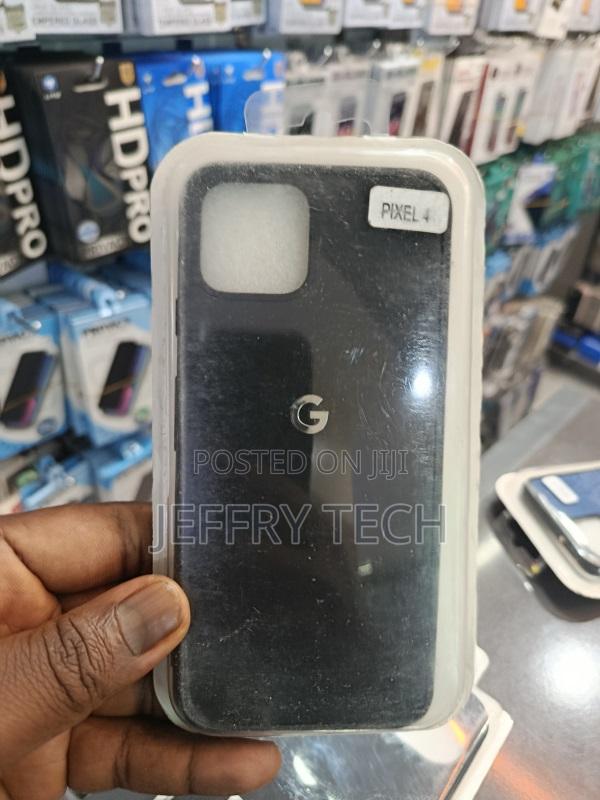 Google Pixel 4 Premium Leather Silicone Protective Case