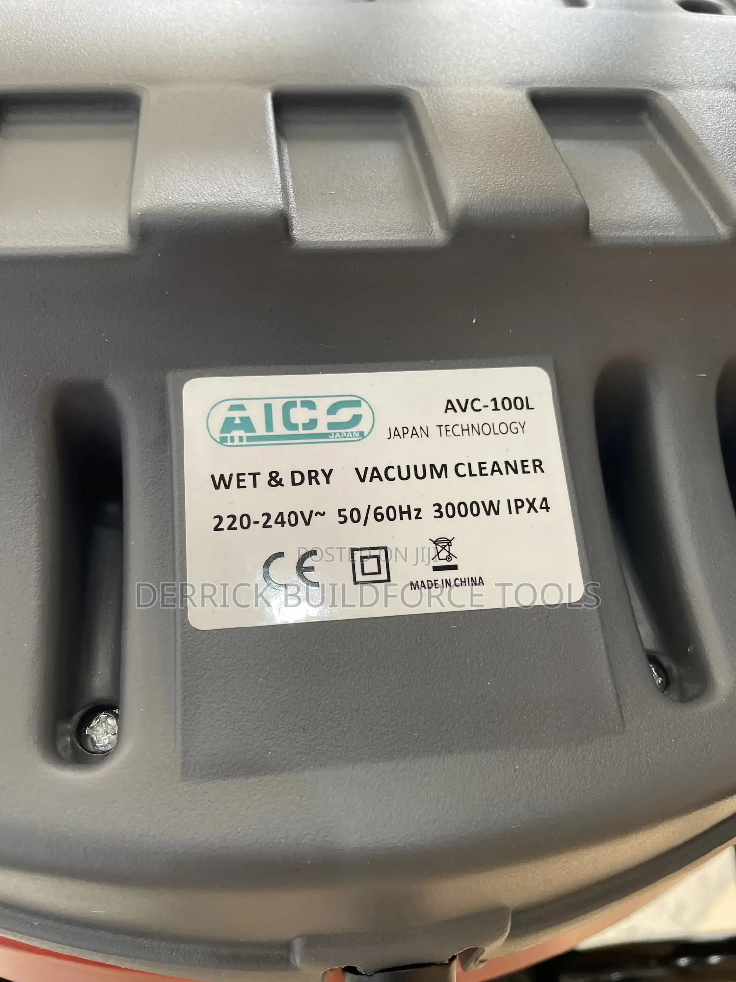 Aico Japan 100l Wet and Dry Electric Vacuum Cleaner
