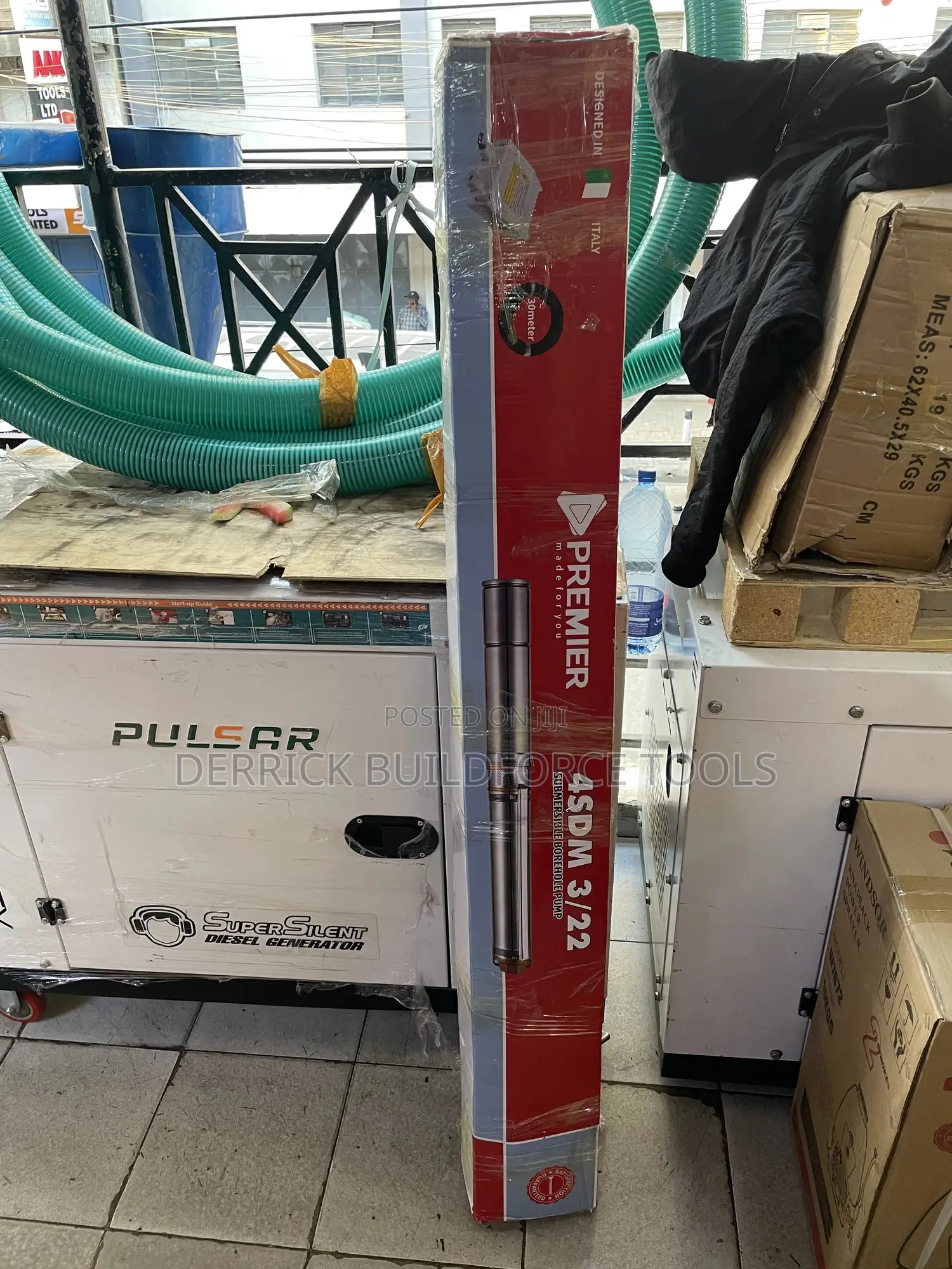 Premier 4sdm 3/22 3hp 160m Borehole Pump With Control Box 30m Cable