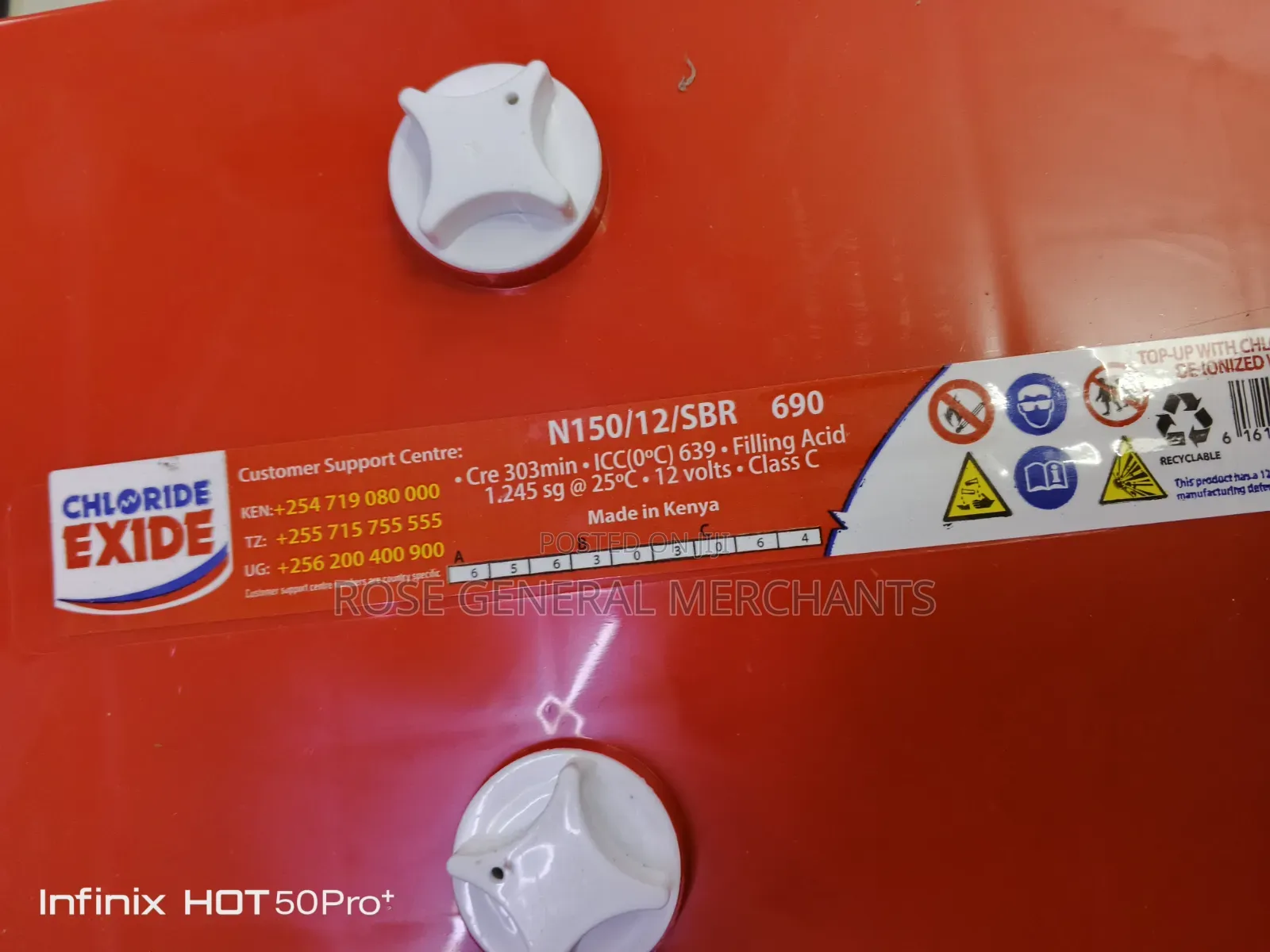 N150 Ah Chloride Batteries