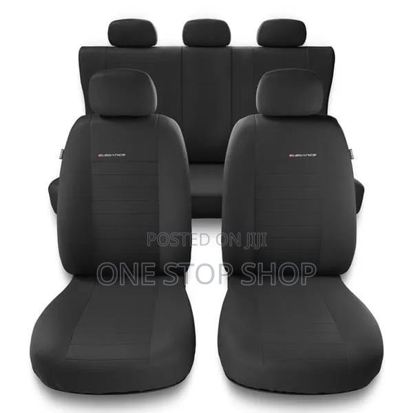 Seat Cover Universal Fit for High Back Seat Integrated Headrest Cover
