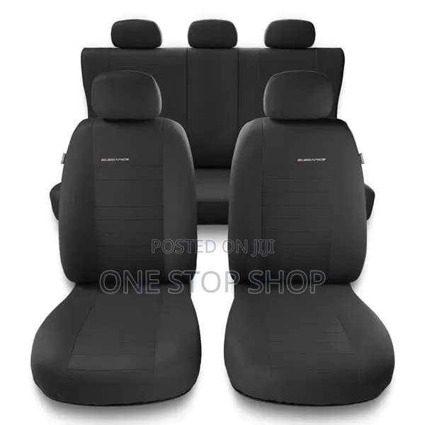 Seat Cover Universal Fit for High Back Seat Integrated Headrest Cover