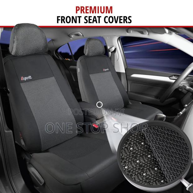 Front Rear Full Jacquard Fabric Seat Seat Cover With Foam Backing