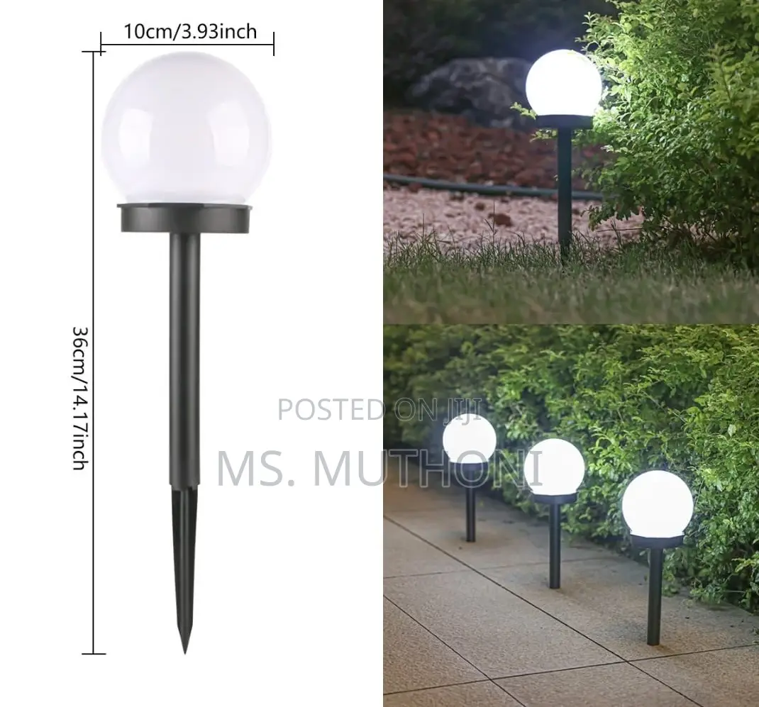 3pc Led Solar Garden Pathway Stake Lights.