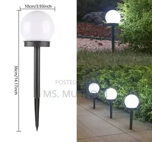 3pc Led Solar Garden Pathway Stake Lights.