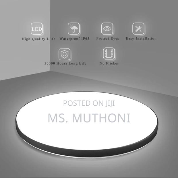 Modern, Ultra-Slim, Round Flush Mount Led Ceiling Light - thumbnail 5