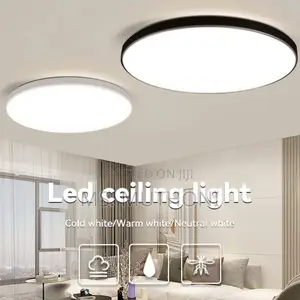 Modern, Ultra-Slim, Round Flush Mount Led Ceiling Light
