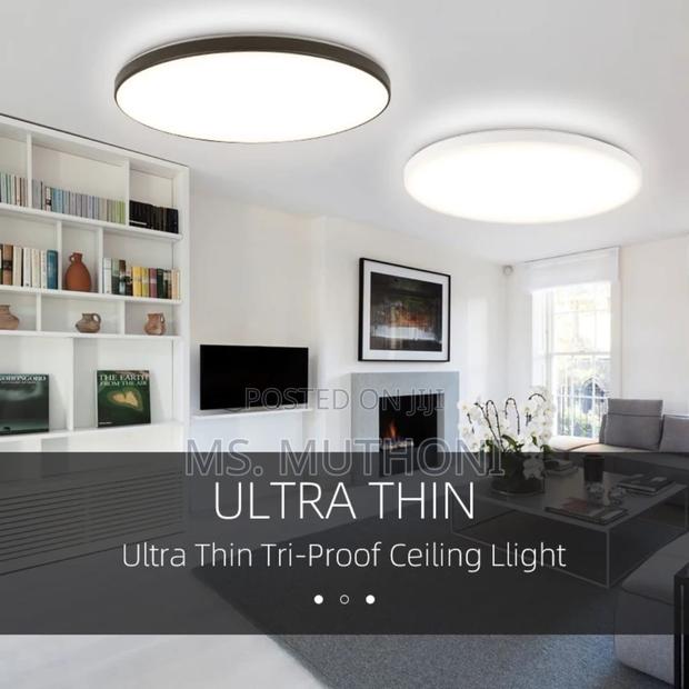 Modern, Ultra-Slim, Round Flush Mount Led Ceiling Light - thumbnail 6